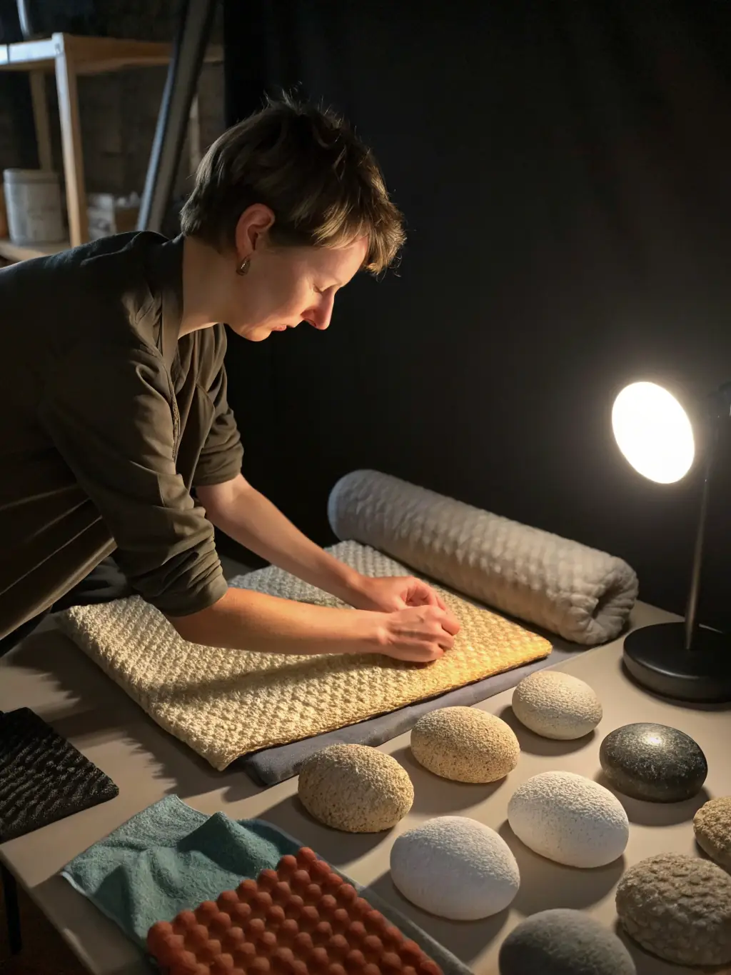 A gentle image of a child exploring different textures and sensations, illustrating the sensory regulation module's focus on understanding sensory needs.